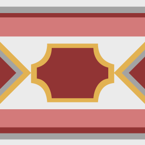Decorative border tile Estambul II Cenefa with bands and lines